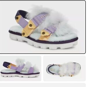 New UGG desert dream patent sling back sandal US 5